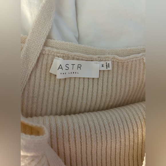 ASTR The Label Cream Knit Tanktop - Picture 3 of 4